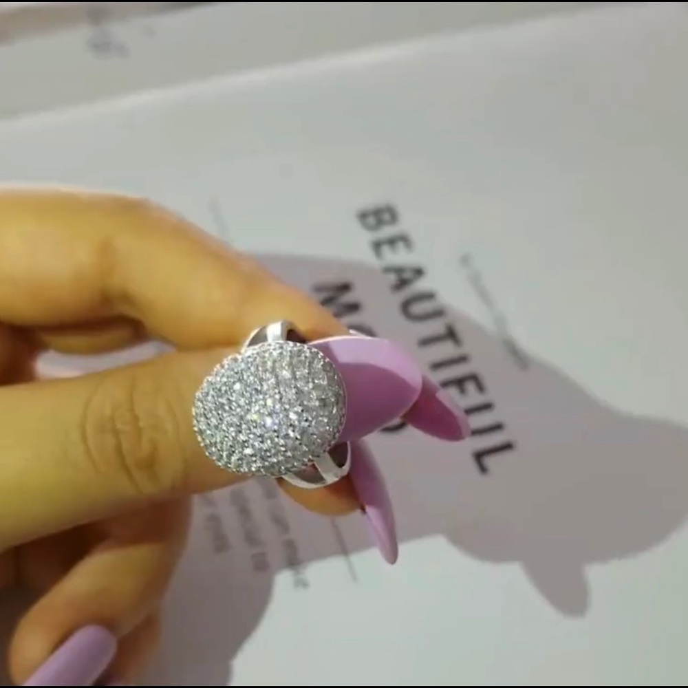 🔥HOST PICK - NEW TWILIGHT BELLA SILVER ENGAGEMENT RING - Picture 2 of 6